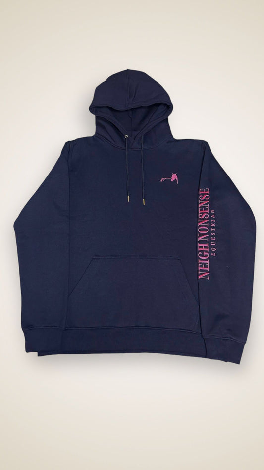 NAVY AND PINK HOODIE